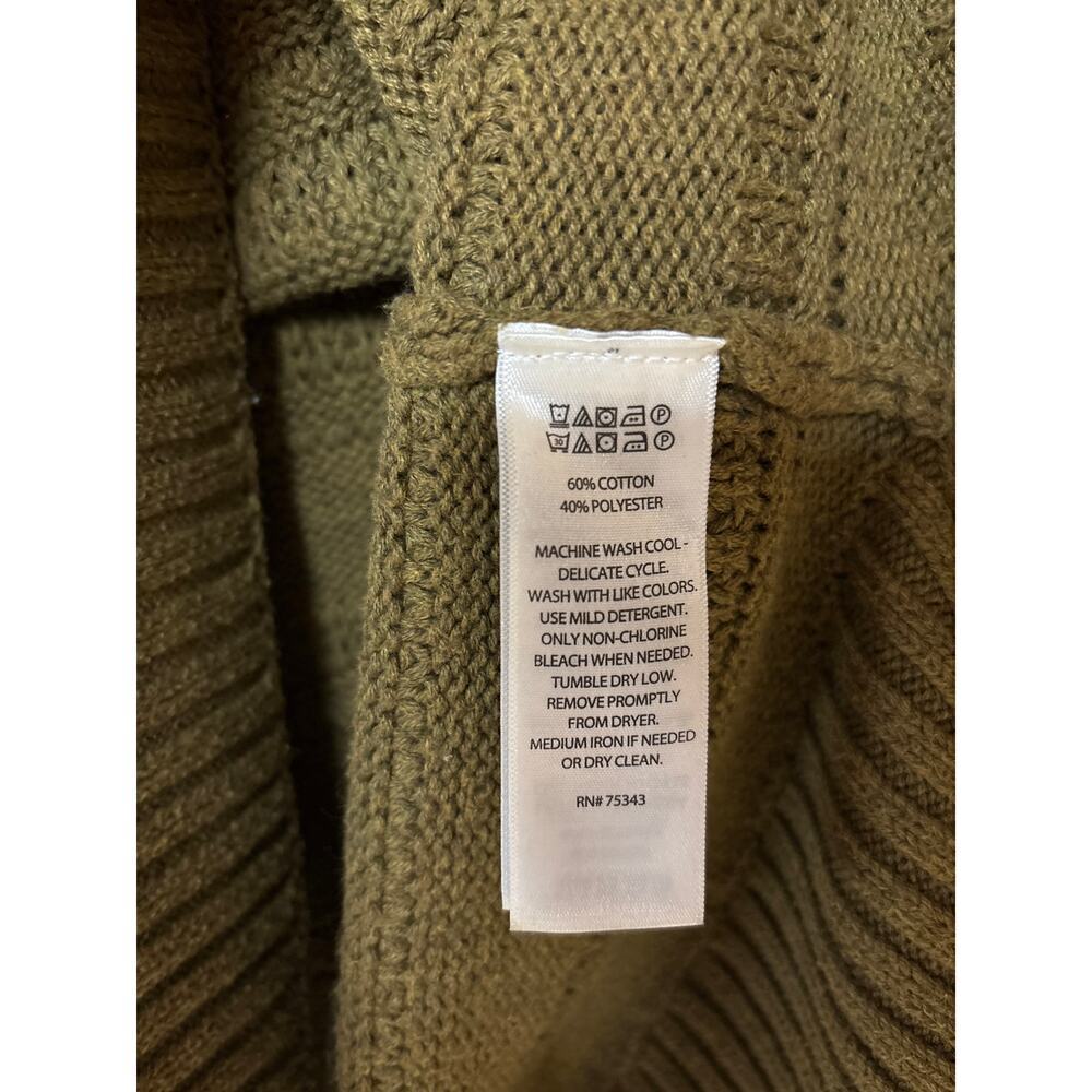 Cupcakes and Cashmere Chunky Knit Grungy Gorpcore High Lo Soft Comfy Sweater M - Picture 8 of 8